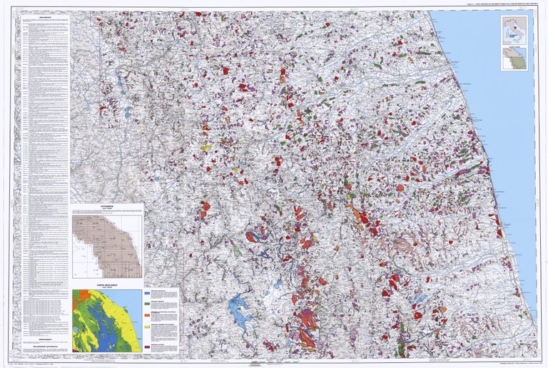 Carta Inventario dei Movimenti Franosi della Regione Marche ed aree limitrofe (2/2)